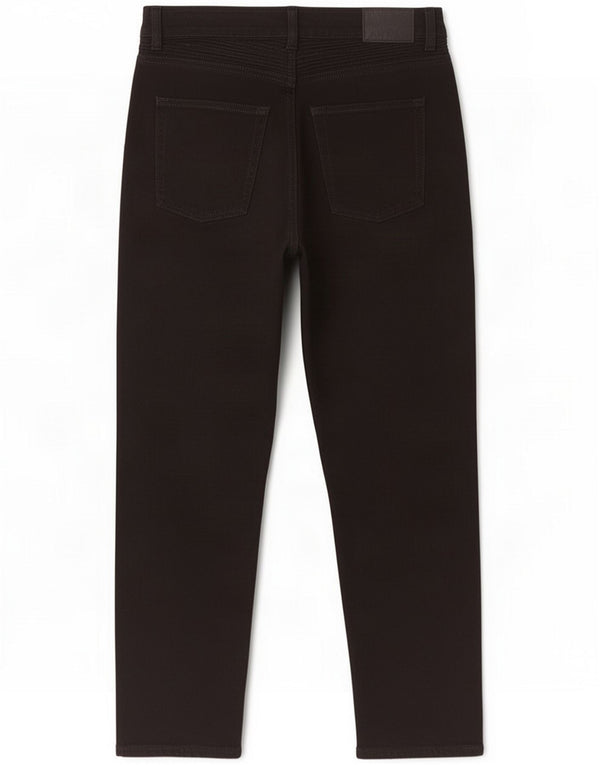 Zara Damen High Waist Tapered Jeans EU 40 Medium W30 L26 Schwarz