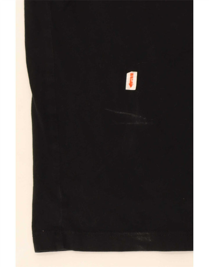 G-Star Herren Grafik-T-Shirt-Oberteil aus mittelschwarzer Baumwolle