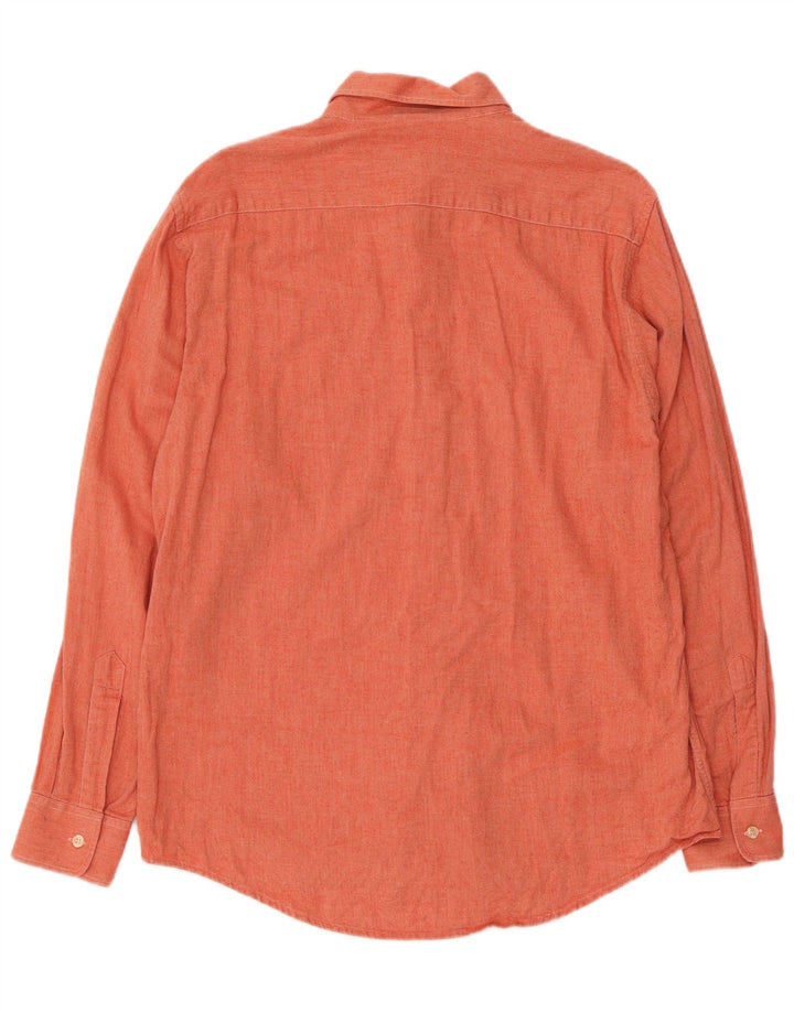 Trussardi Herrenhemd Mittelorange Baumwolle