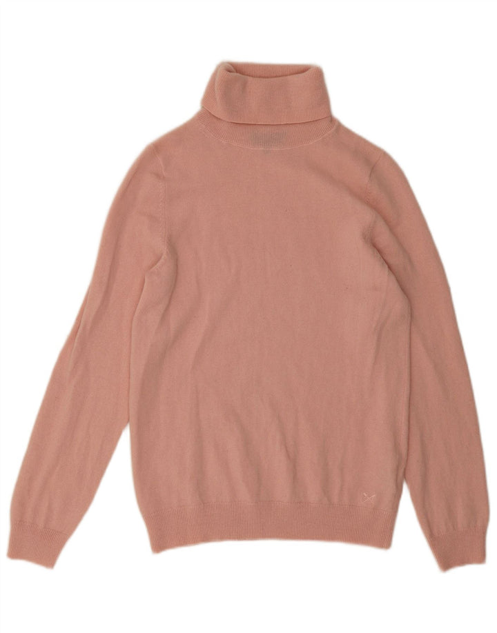 Crew Clothing Rollkragenpullover für Damen, Gr. 12, Mittelrosa