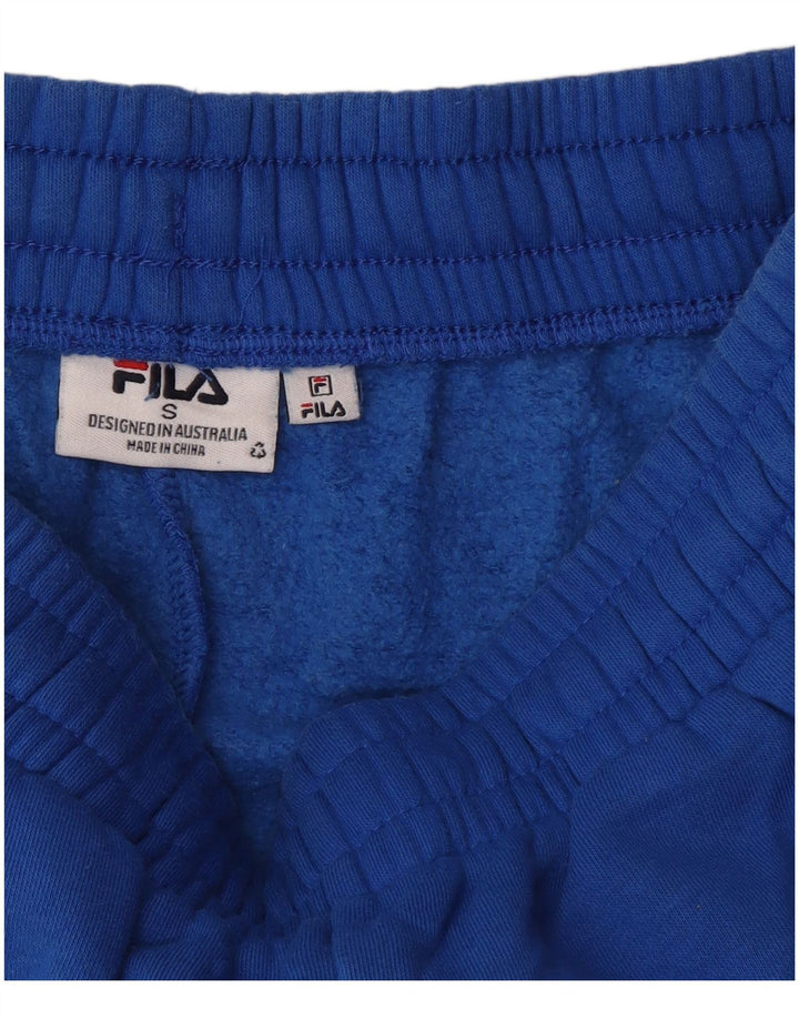 Fila Herren-Trainingshose, Jogginghose, klein, blau, Baumwolle