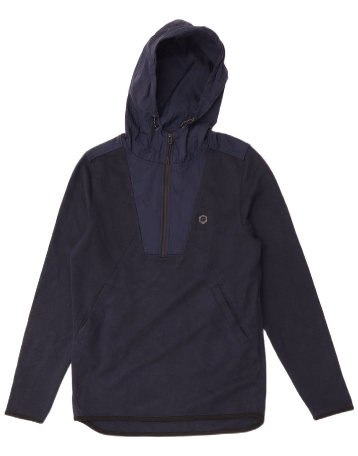 Jack & Jones Herren-Kapuzenpullover mit Reißverschluss, Größe S, Marineblau, Polyester
