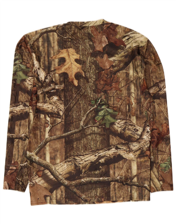 Starter Herren Mossy Oak Graphic Top Langarm UK 42/44 Large Braun
