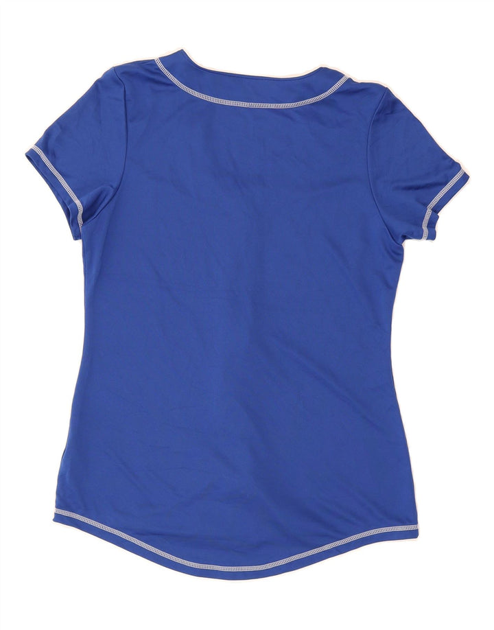 GENUINE MERCHANDISE Womens Texas Graphic Jersey Top UK 12 Medium Blue Vintage Genuine Merchandise and Second-Hand Genuine Merchandise from Messina Hembry 