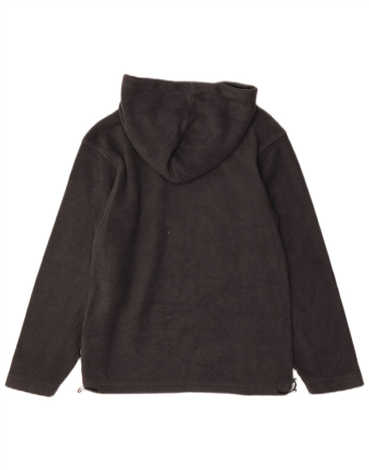 Umbro Jungen-Fleecepullover mit Kapuze, 9–10 Jahre, graues Polyester