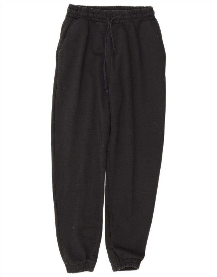 Zara Damen Trainingshose Jogger UK 14 Medium Schwarz