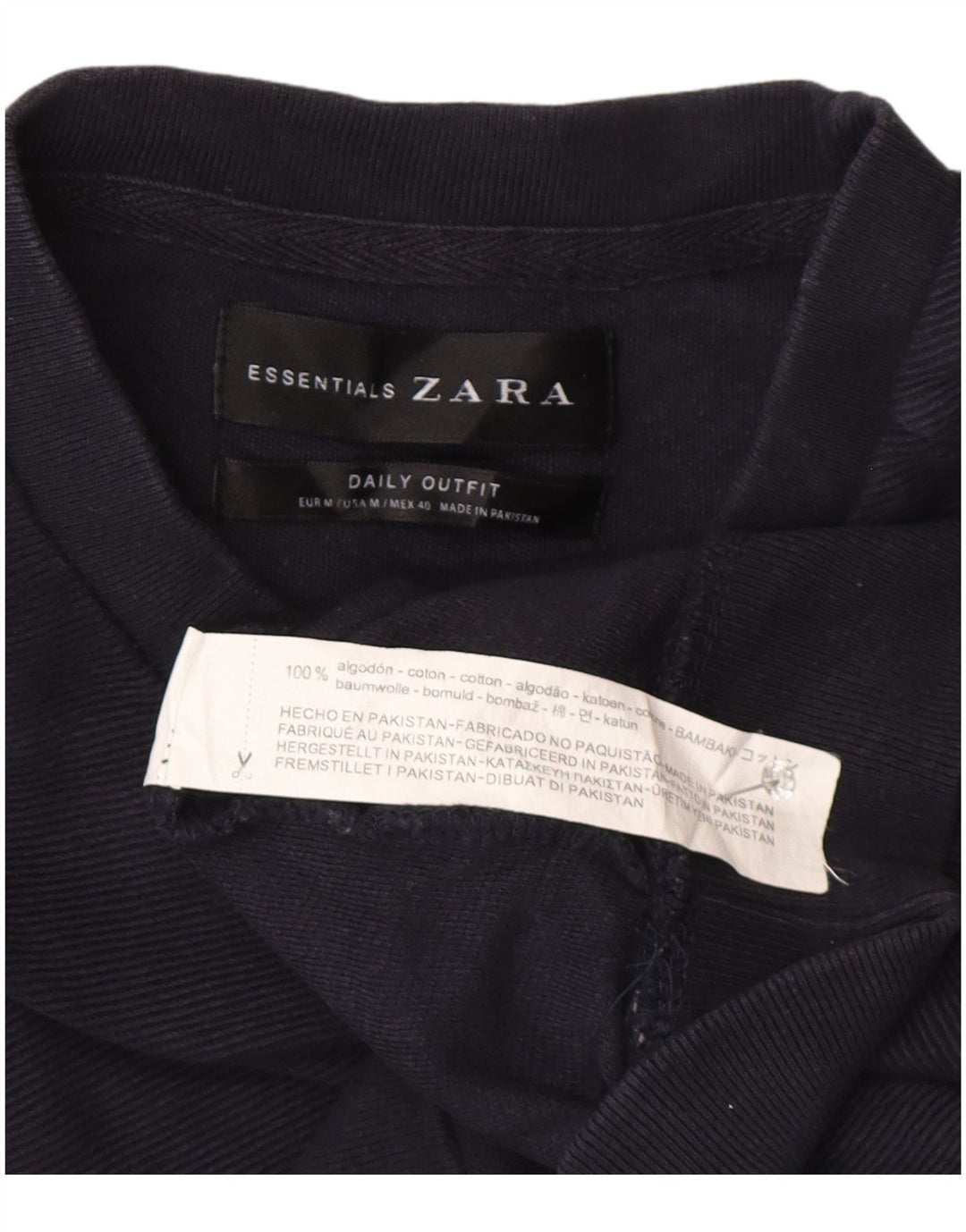 Zara Herren-Cargo-Shorts, mittelgroß, marineblau, Baumwolle