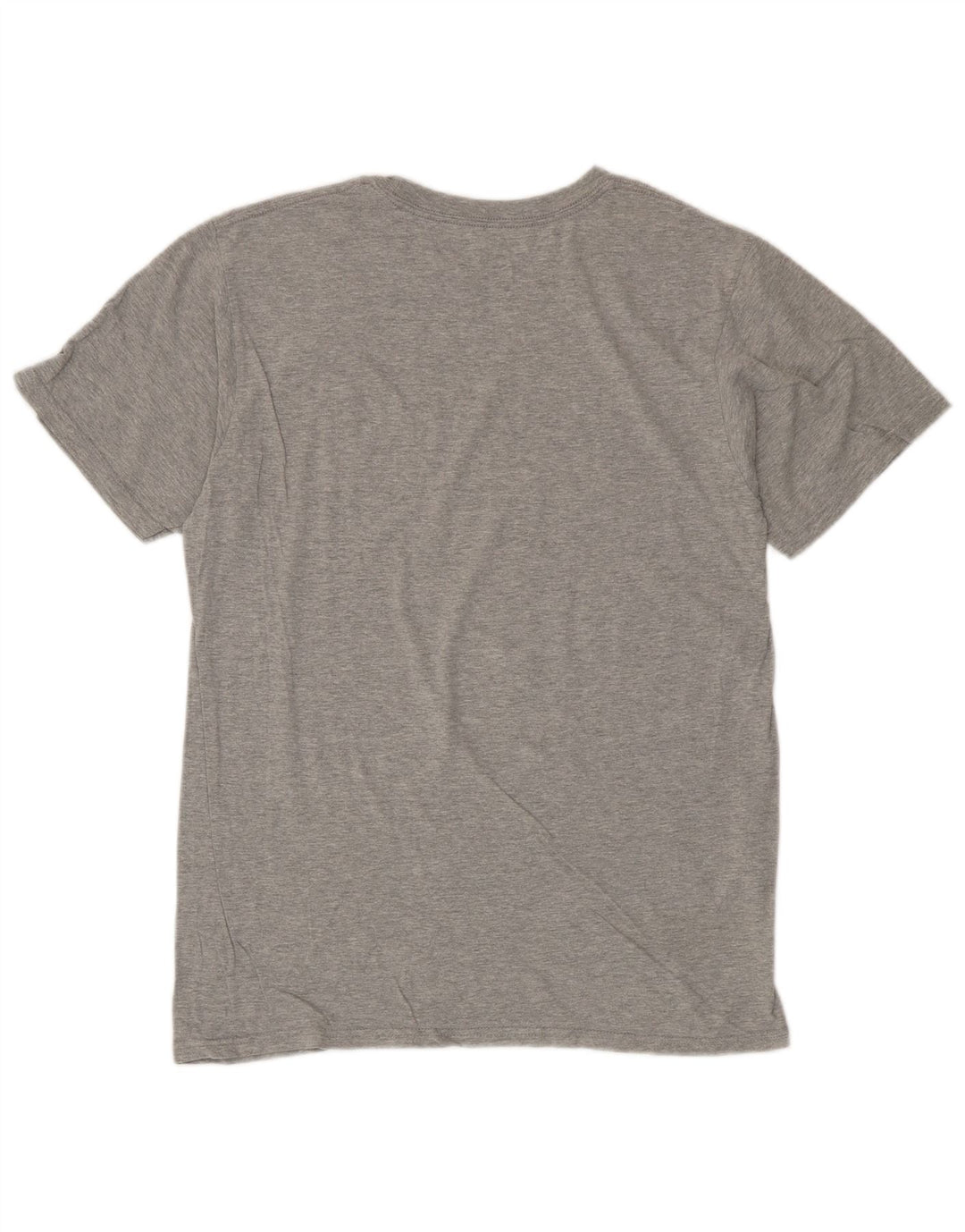 ADIDAS Herren Grafik-T-Shirt-Oberteil aus mittelgrauer Baumwolle