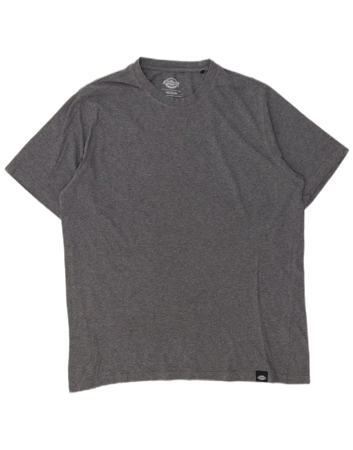 Dickies Herren-T-Shirt-Oberteil aus mittelgrauer Baumwolle