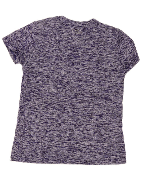 Under Armour Damen T-Shirt Top UK 12 Mittellila meliert