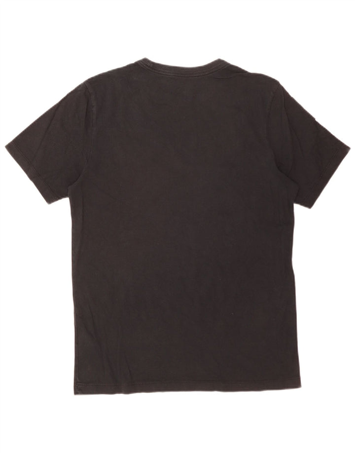 Nike Herren-T-Shirt mit Grafik, mittelgroß, schwarze Baumwolle