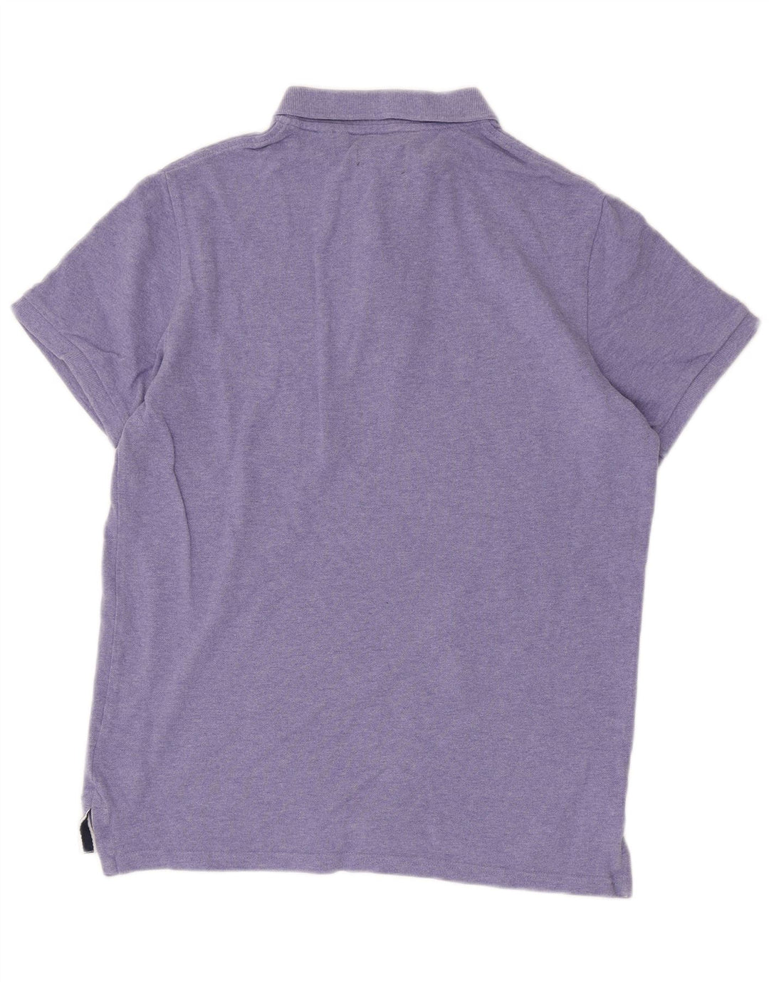 Superdry Herren-Poloshirt, Größe L, Lila, Baumwolle