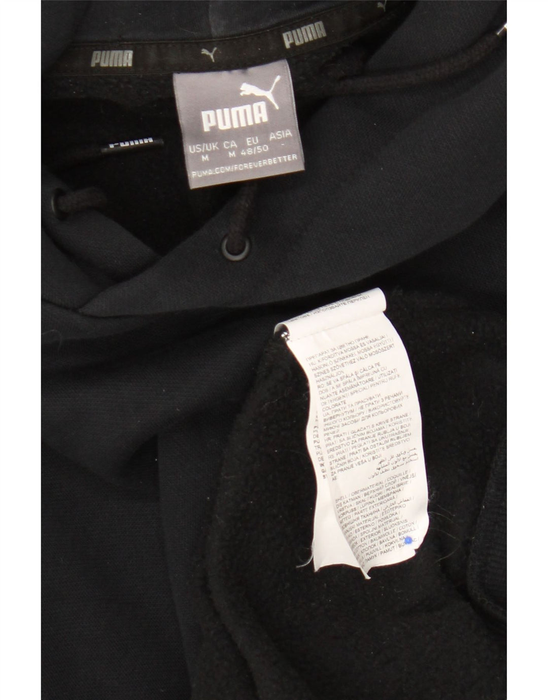 Puma Herren Kapuzenpullover, mittelschwarz, Baumwolle