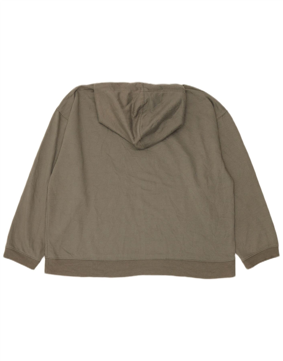 Topshop Damen-Kapuzenpullover in Übergröße, UK 16, Größe L, Khaki, Polyester