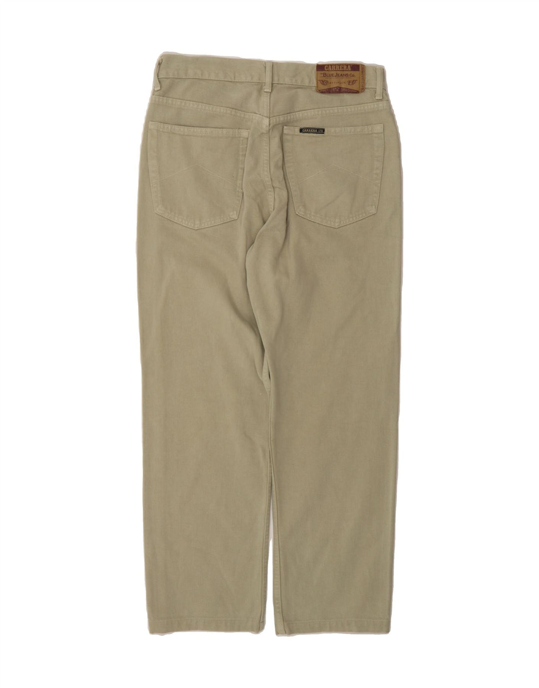 CARRERA Mens Straight Jeans IT 48 Medium W33 L28 Beige Cotton Vintage Carrera and Second-Hand Carrera from Messina Hembry 