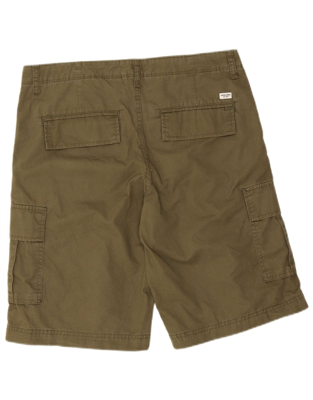 Jack & Jones Herren Cargoshorts Medium W34 Khaki Baumwolle