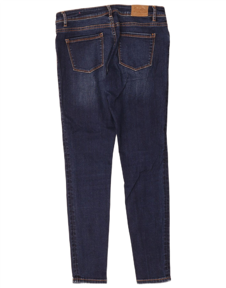 SUPERDRY Damen Alexia Jegging Jeans W29 L30 Marineblau Baumwolle