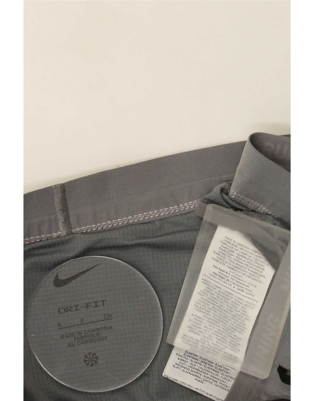 Nike Herren Dri Fit Sportshorts, Größe S, Grau, Polyester
