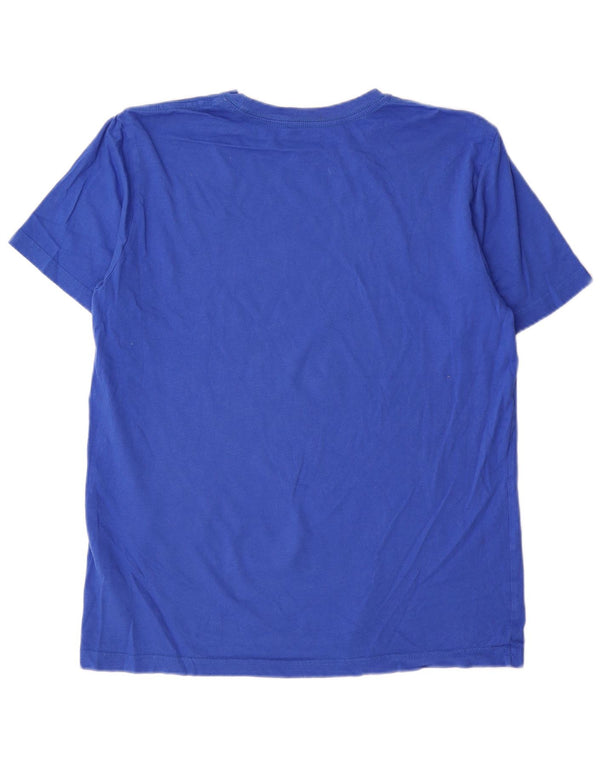 Nike Herren-T-Shirt mit normaler Passform, groß, aus blauer Baumwolle