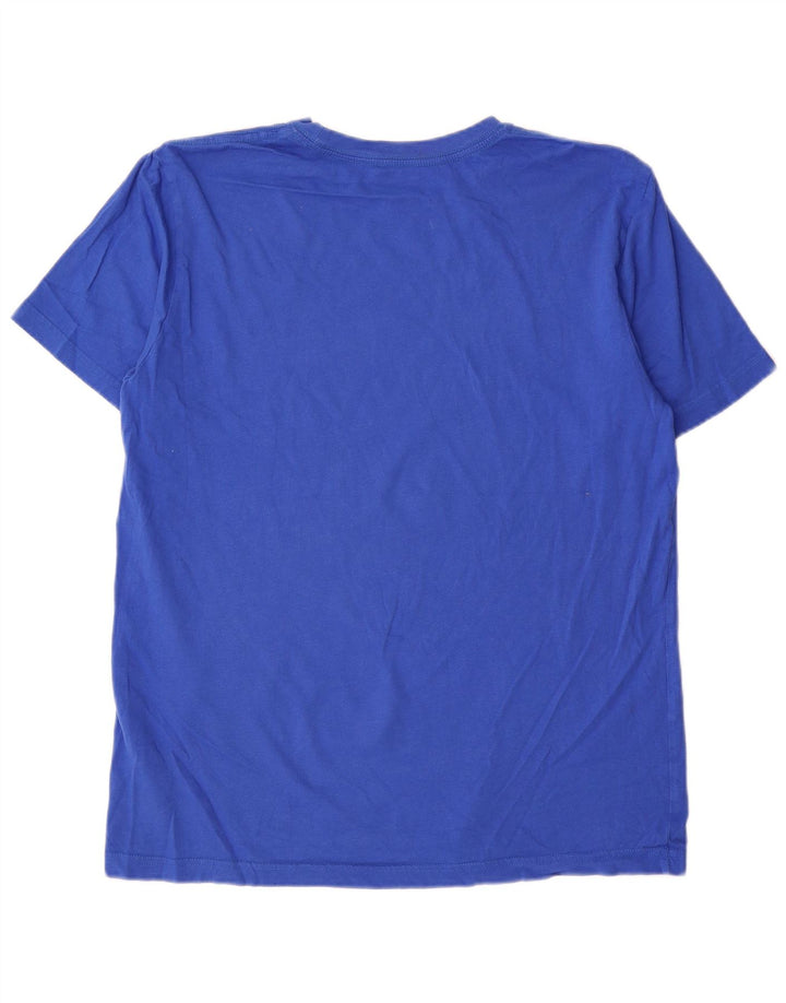 Nike Herren-T-Shirt mit normaler Passform, groß, aus blauer Baumwolle