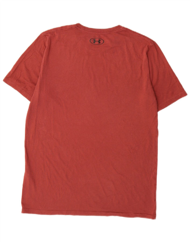 Vans Herren Heat Gear T-Shirt Top Small aus roter Baumwolle