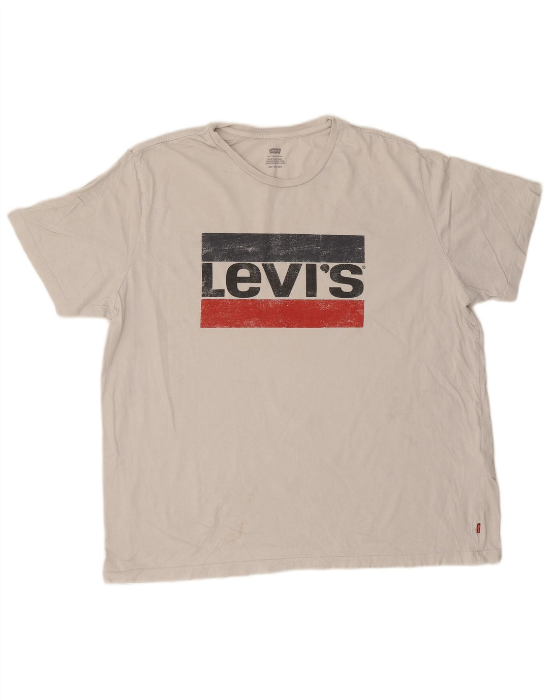 Levi's Herren-T-Shirt mit Grafik, 2XL, weiße Baumwolle