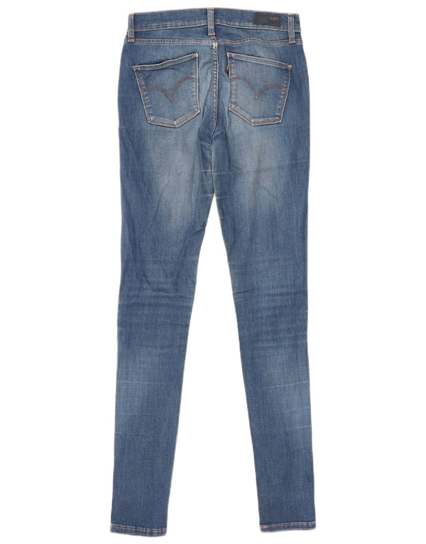 Levi's Damen Super Skinny Jeans W28 L31 Blaue Baumwolle