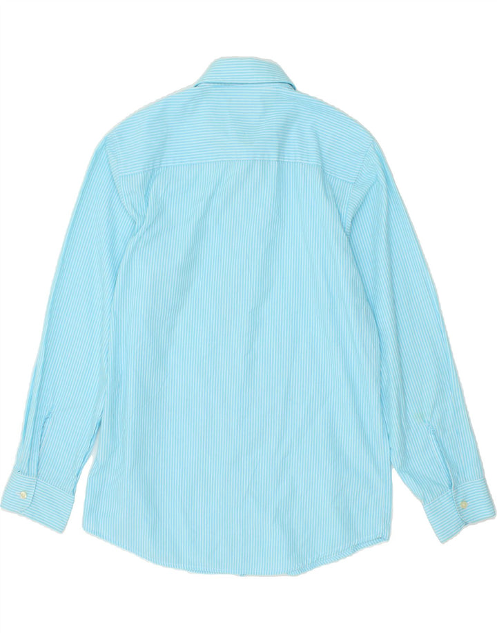 CHAPS Boys Shirt 14-15 Years Large  Blue Striped Cotton Vintage Chaps and Second-Hand Chaps from Messina Hembry 