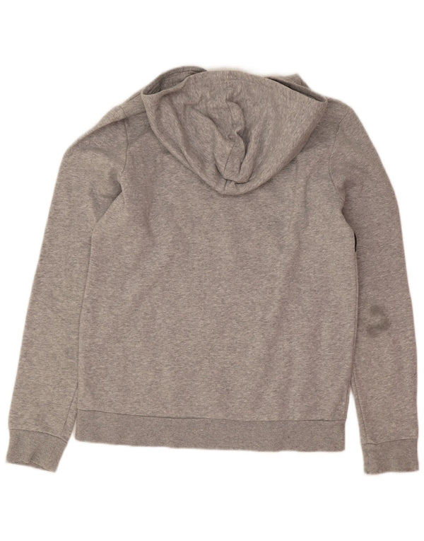 Adidas Kapuzenpullover mit Grafik für Jungen, 13–14 Jahre, graue Farbblock-Baumwolle