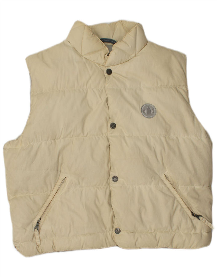 Murphy & Nye Herren Wattierte Weste UK 38 Medium Off White