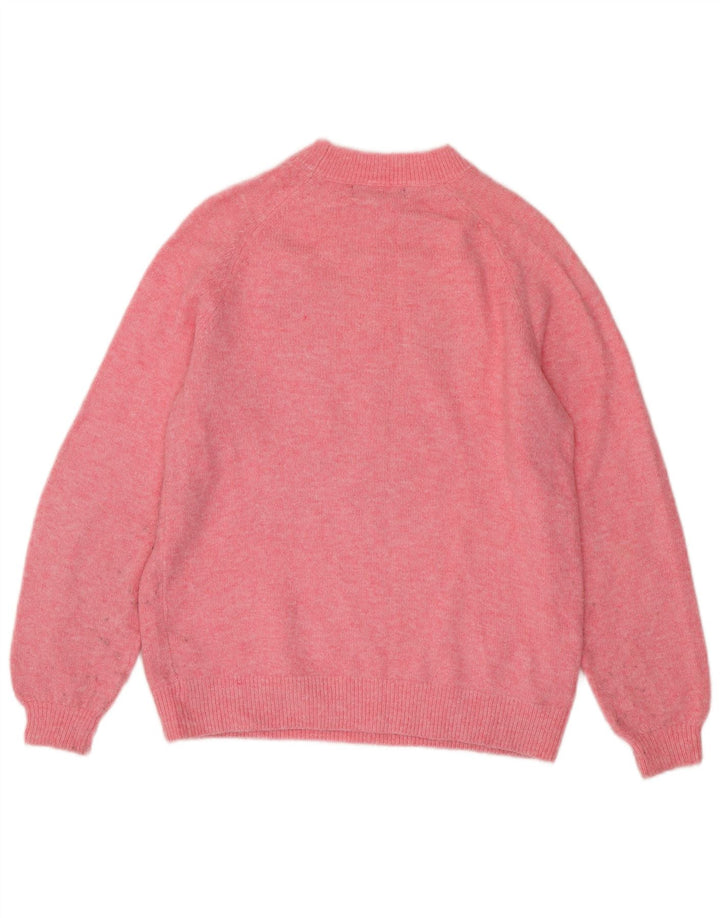 Marks & Spencer Damen-Pullover mit Rundhalsausschnitt, Gr. 10, Größe S, Rosa, Winter