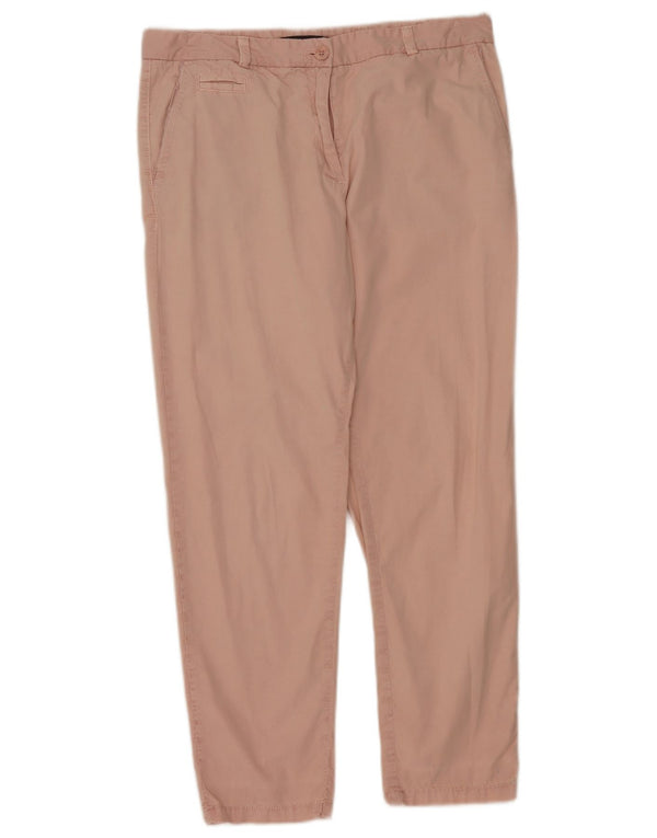 Gerade Chino-Hose für Damen von Marks & Spencer, Gr. 14, Größe L, W34, L28, Rosa