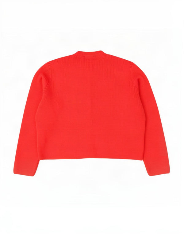 Marks & Spencer Damen-Strickjacke in Übergröße, Gr. 40, Größe L, Rot, Acryl