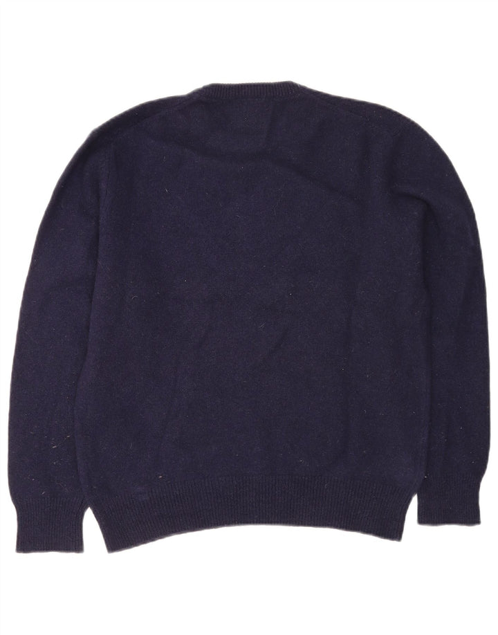 Kappa Damen-Pullover mit Rundhalsausschnitt, UK 14, mittelmarineblaue Wolle