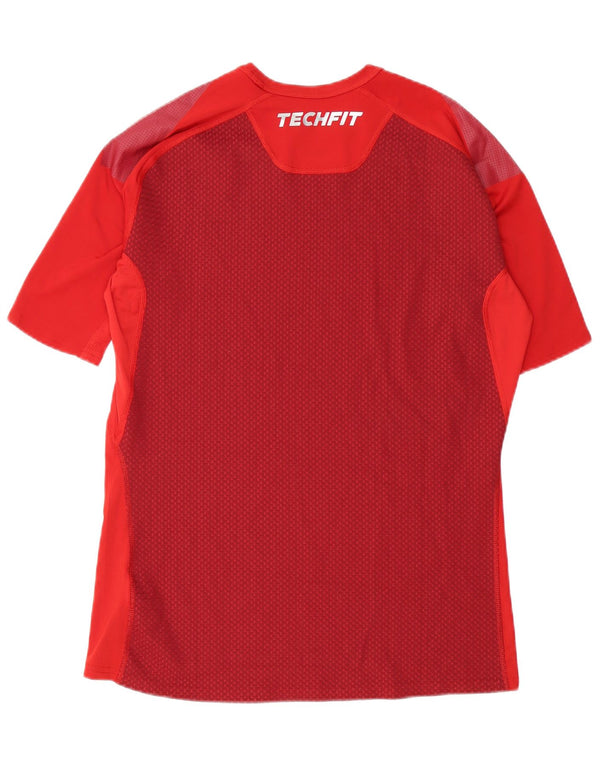 Adidas Herren FC Bayern München Grafik T-Shirt Top 2XL Rot Farbblock