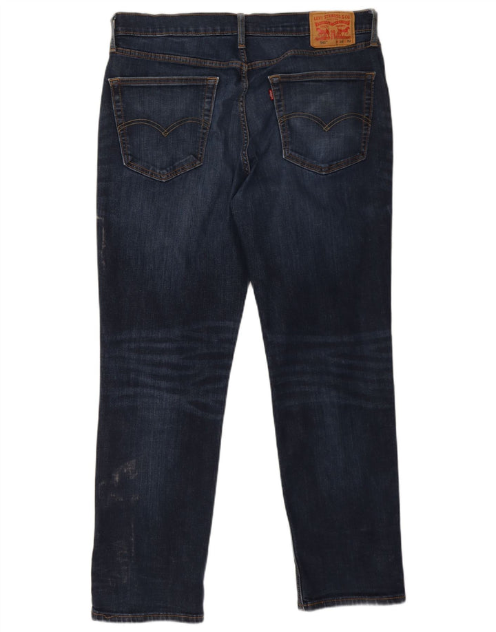 Levi's Herren 541 Slim Jeans W36 L32 Marineblau Baumwolle