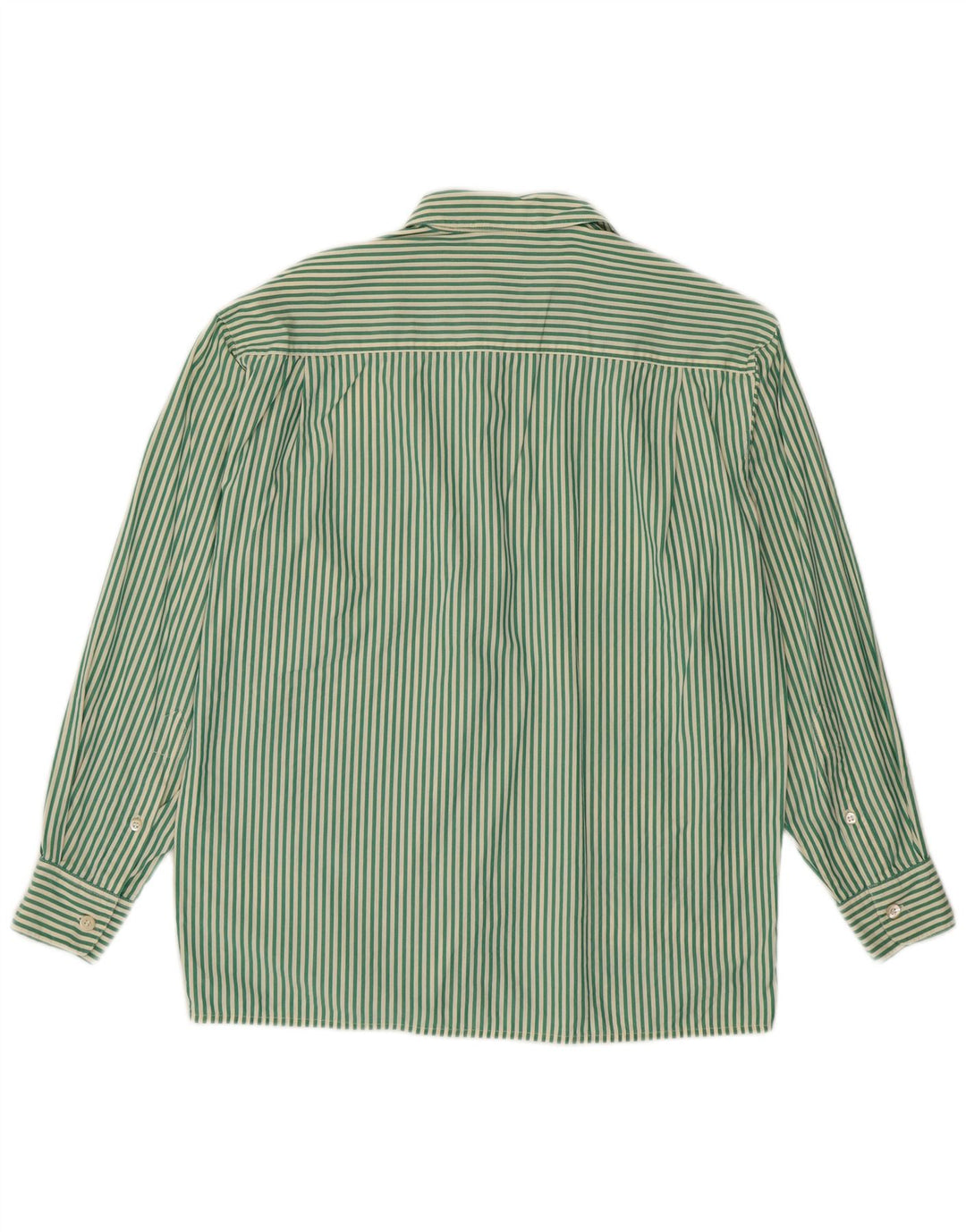 MAX MARA Womens Weekend Shirt UK 16 Große grüne Nadelstreifen