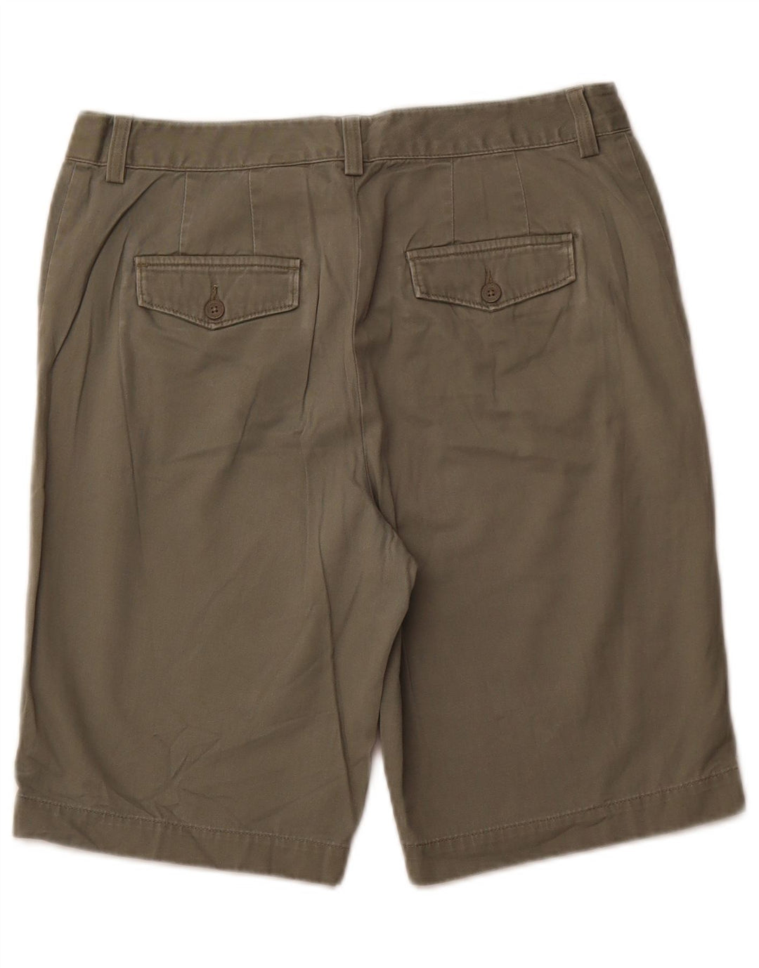 EDDIE BAUER Damen Mercer Fit Chino Shorts US 8 Medium W31 Khaki Baumwolle