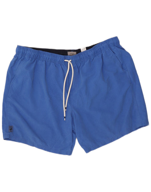 Marks & Spencer Herren Badeshorts 3XL Blau Polyester