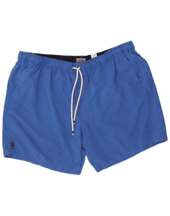Marks & Spencer Herren Badeshorts 3XL Blau Polyester