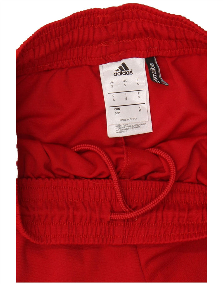 ADIDAS Herren Climalite Sport Shorts Kleines rotes Polyester