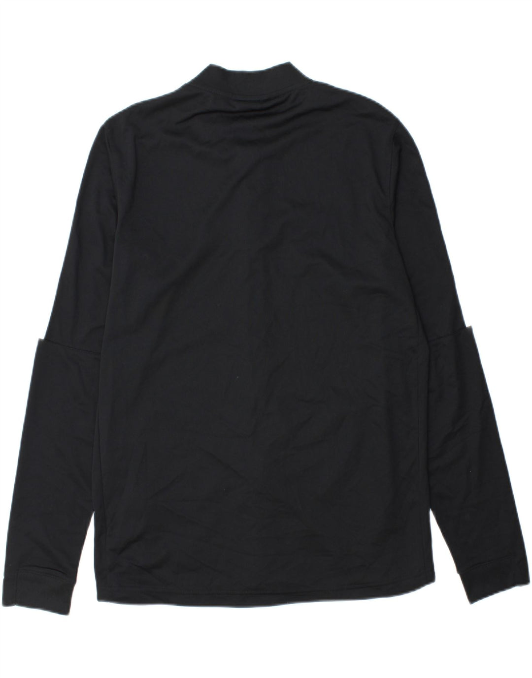 NIKE Womens Dri Fit Tracksuit Top Jacket UK 16 Large Black Colourblock