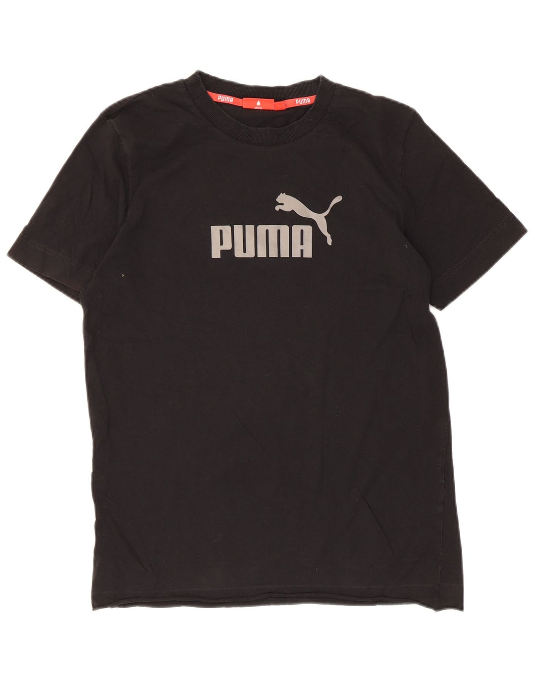 Puma Herren Grafik T-Shirt Top Small Schwarz