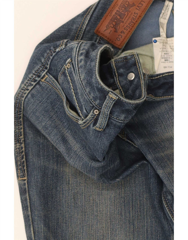 Levi's Damen Slim Jeans W28 L31 Blaue Baumwolle