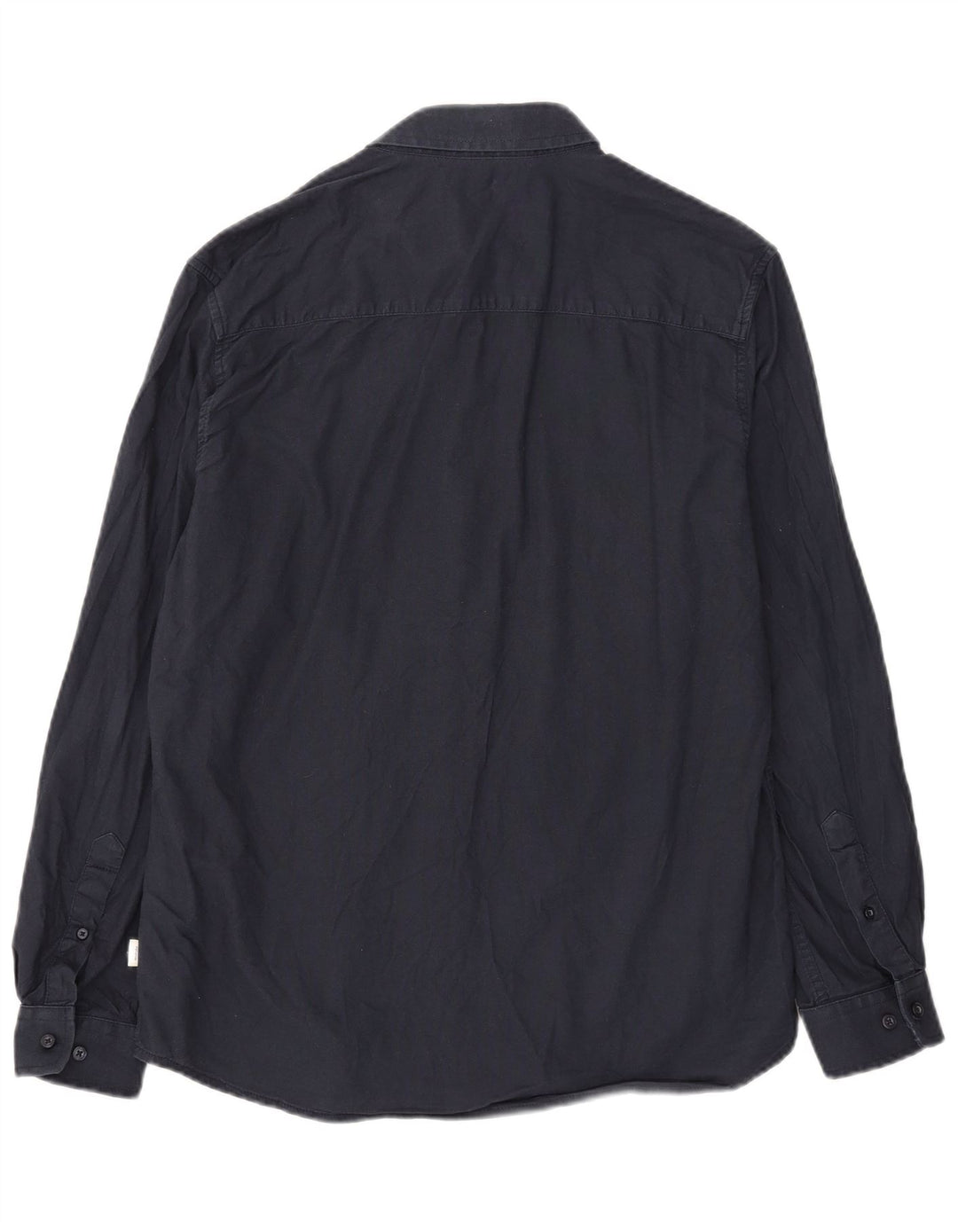 Jack & Jones Herren-Slim-Hemd XL aus marineblauer Baumwolle