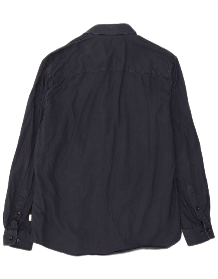Jack & Jones Herren-Slim-Hemd XL aus marineblauer Baumwolle