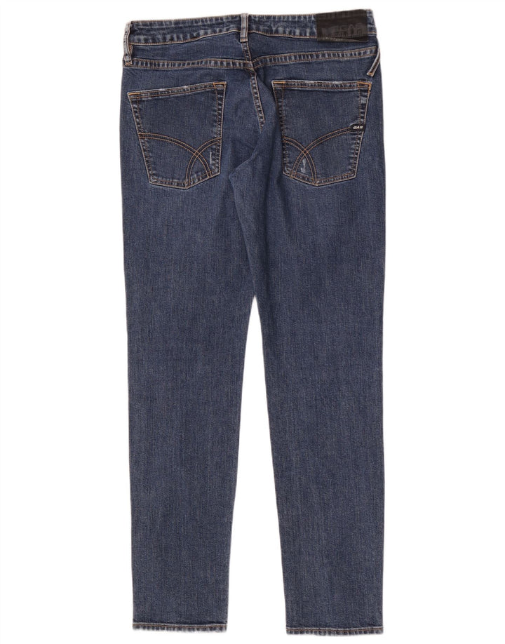Gas Herren Distressed Slim Jeans W32 L32 Blaue Baumwolle