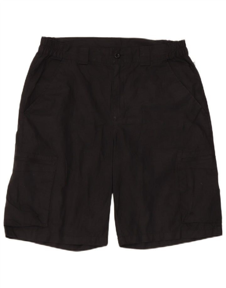 Mountain Warehouse Herren-Cargoshorts W30 Mittelschwarzes Polyester