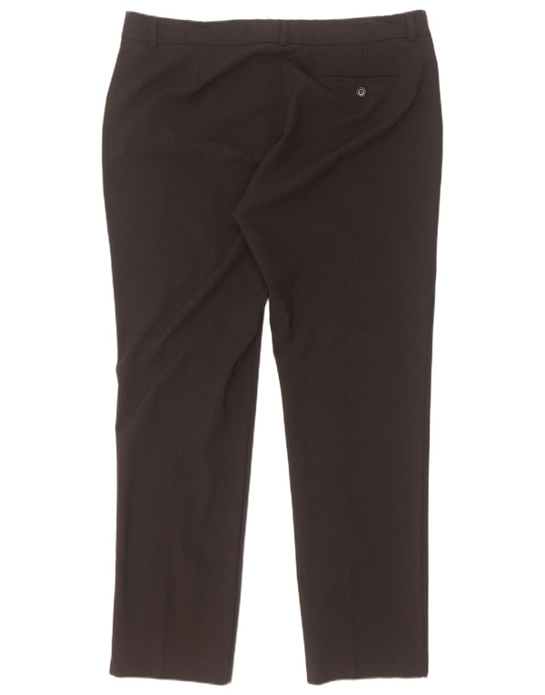 Marks & Spencer Damen Gerade Freizeithose UK 16 Large W36 L31 Schwarz