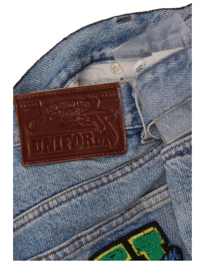 UNIFORM Herren Straight Jeans W32 L30 Blau